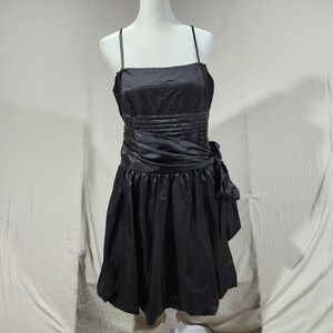 JUMP Apparel Co. Y2K Black Fit and Flare Cocktail‎ Party Strapless Sz 13/14 HOCO